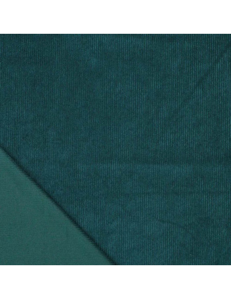 Tela de pana - Azul petróleo