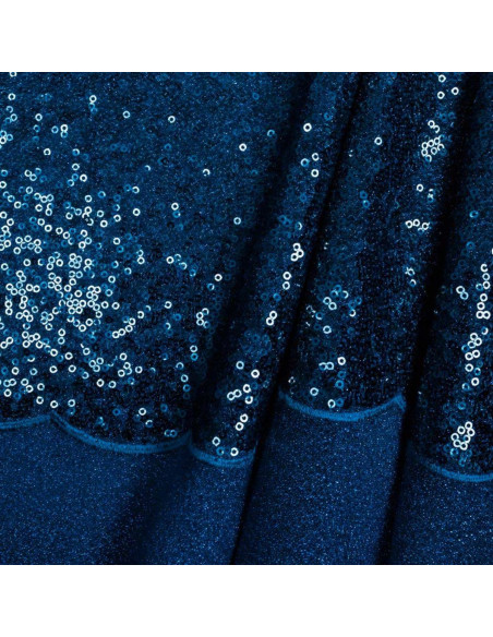 Tela de lentejuelas - Azul
