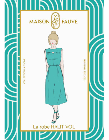 Patrón de vestido Haut Vol - Maison Fauve