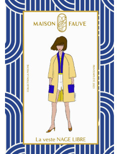 Patrón de chaqueta Nage Libre - Maison Fauve 2