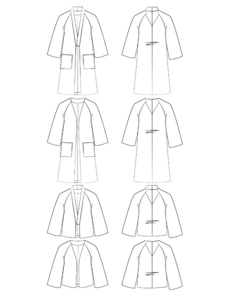 Patrón de chaqueta Nage Libre - Maison Fauve