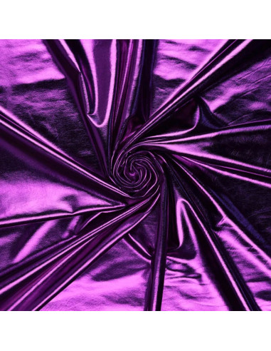 Tejido lamé elástico - Violeta