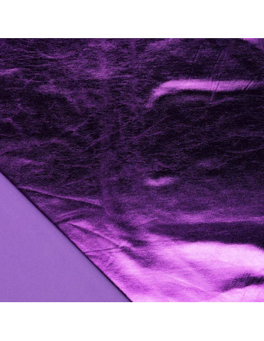Tejido lamé elástico - Violeta