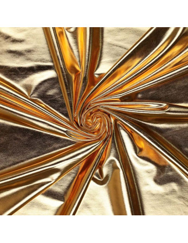 Tejido lamé elástico - Oro