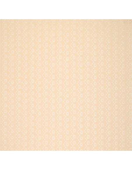 Tejido bordado inglés elástico - Beige claro