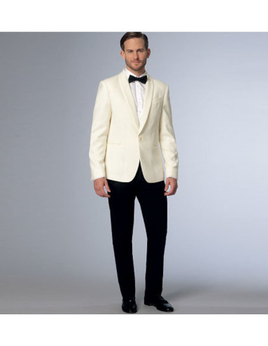 Patrón de chaqueta y pantalón - Vogue 9097