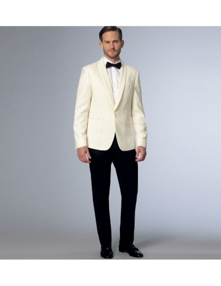 Patrón de chaqueta y pantalón - Vogue 9097