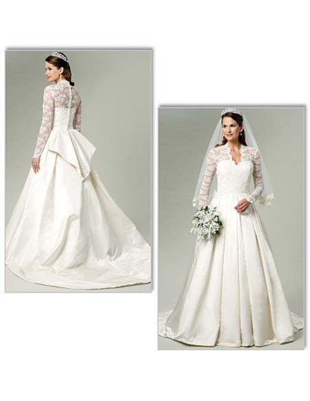Patrón de vestido de novia - Butterick 5731