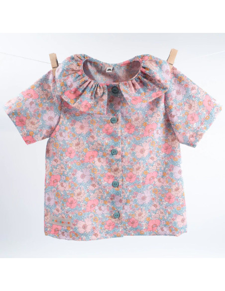 Patrón de blusa mixta Rio - Ikatee