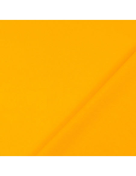 Tejido de algodón cretona liso - Amarillo azafrán