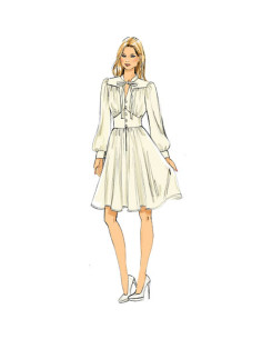 Patrón de vestido - Vogue 9076