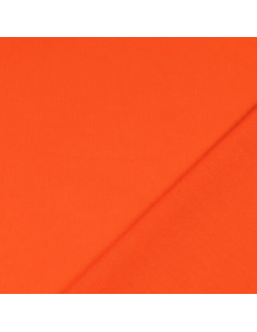 Tejido de algodón cretona liso - Naranja 2