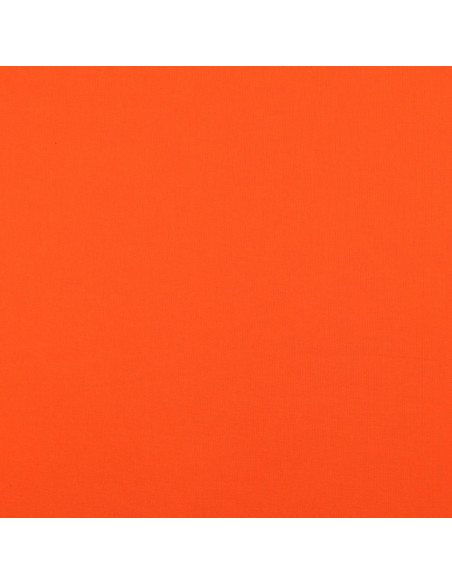 Tejido de algodón cretona liso - Naranja