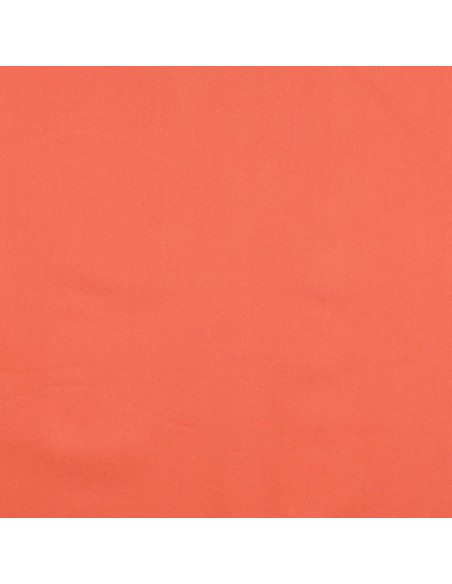 Tejido de algodón cretona liso - Naranja zanahoria
