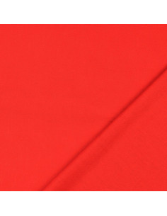 Tejido de algodón cretona liso - Rojo 2