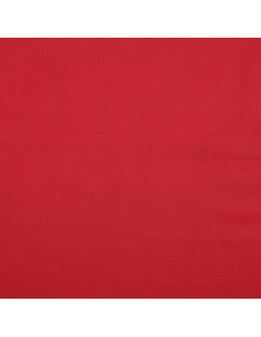 Tejido de algodón cretona liso - Rojo oscuro
