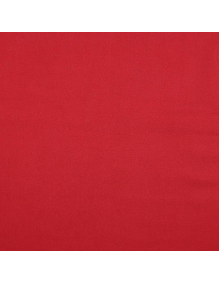 Tejido de algodón cretona liso - Rojo oscuro