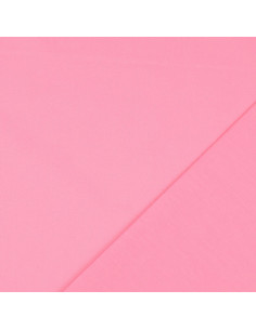 Tejido de algodón cretona liso - Rosa 2