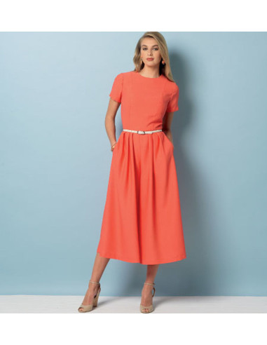 Patrón de vestido y mono - Vogue 9075