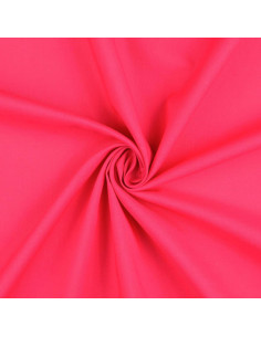 Tejido de algodón cretona liso - Fucsia