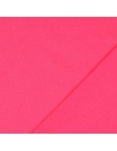 Tejido de algodón cretona liso - Fucsia 2