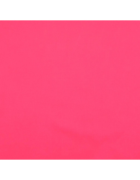 Tejido de algodón cretona liso - Fucsia