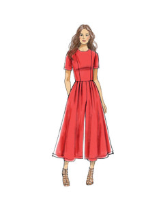 Patrón de vestido y mono - Vogue 9075 2