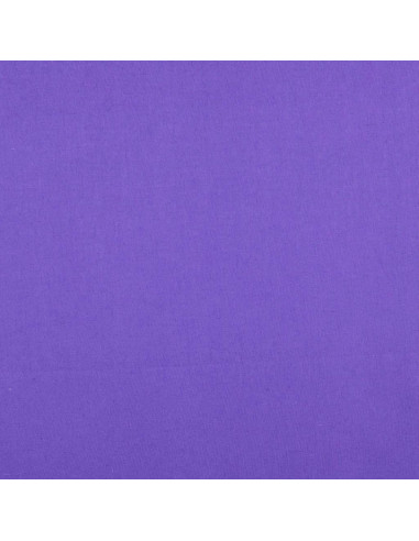 Tela de algodón cretona lisa - Violeta Amatista
