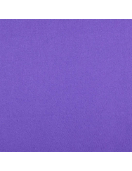 Tela de algodón cretona lisa - Violeta Amatista
