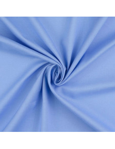 Tejido de algodón cretona liso - Azul carreta