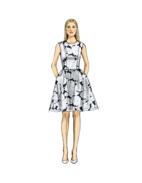Patrón de vestido y mono - Vogue 9075