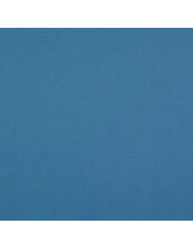 Tejido de algodón cretona liso - Azul grisáceo