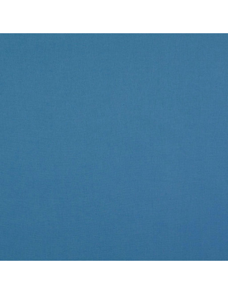 Tejido de algodón cretona liso - Azul grisáceo