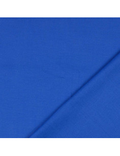 Tejido de algodón cretona liso - Azul real 2