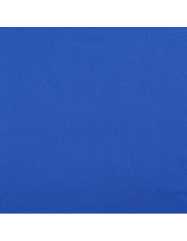 Tejido de algodón cretona liso - Azul real