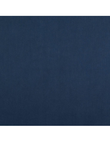 Tejido de algodón cretona liso - Azul marino