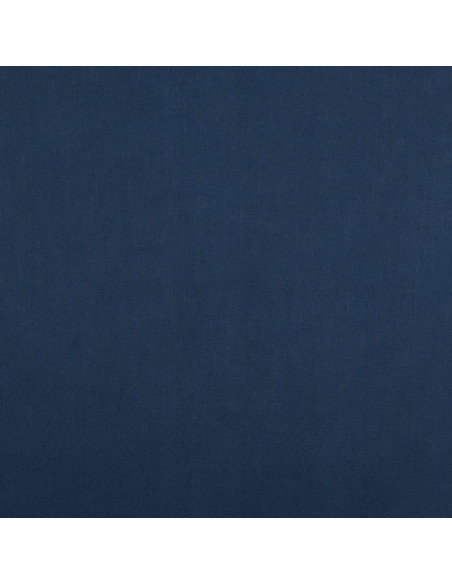 Tejido de algodón cretona liso - Azul marino
