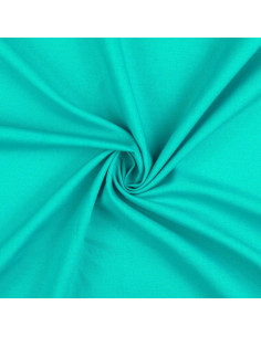 Tejido de algodón cretona liso - Azul pacífico