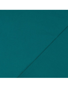 Tejido de algodón cretona liso - Azul petróleo 2