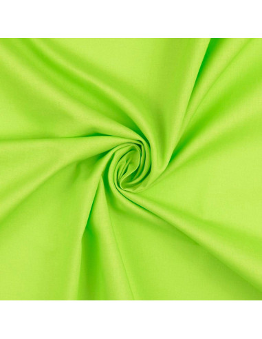 Tejido de algodón cretona liso - Verde manzana