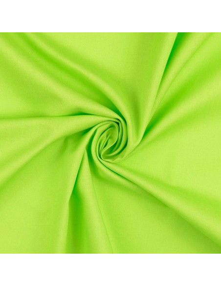Tejido de algodón cretona liso - Verde manzana
