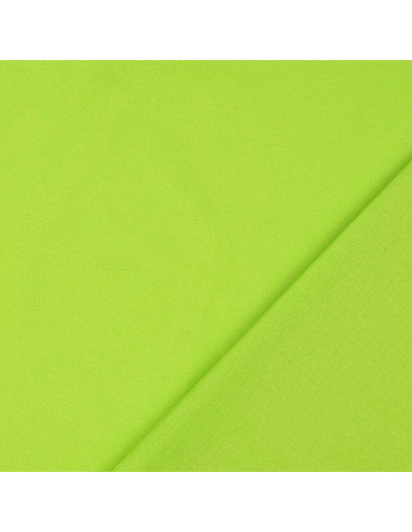 Tejido de algodón cretona liso - Verde manzana