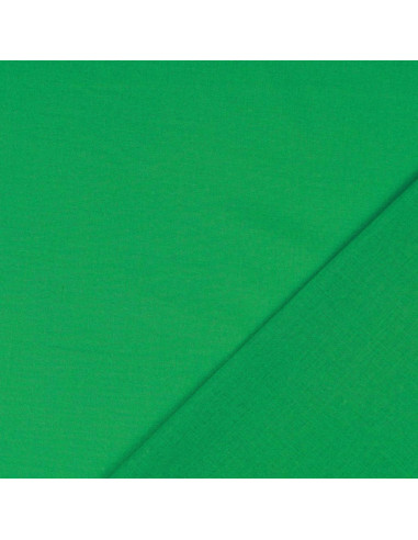 Tejido de algodón cretona liso - Verde hierba
