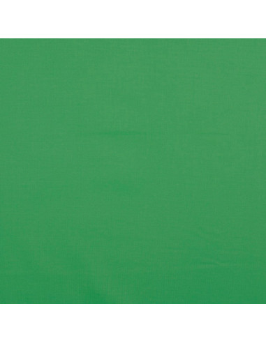 Tejido de algodón cretona liso - Verde hierba