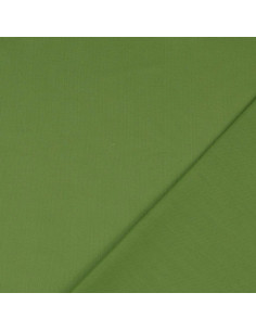 Tejido de algodón cretona liso - Verde oliva 2