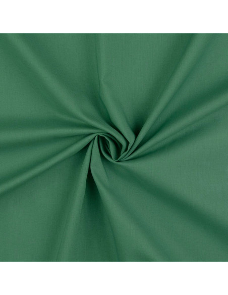 Tejido de algodón cretona liso - Verde espárrago