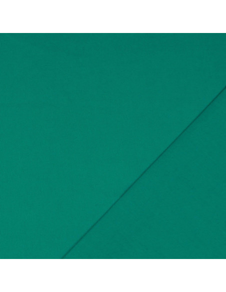 Tejido de algodón cretona liso - Verde jade