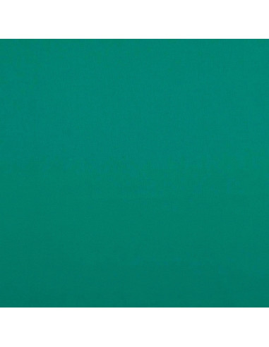 Tejido de algodón cretona liso - Verde jade