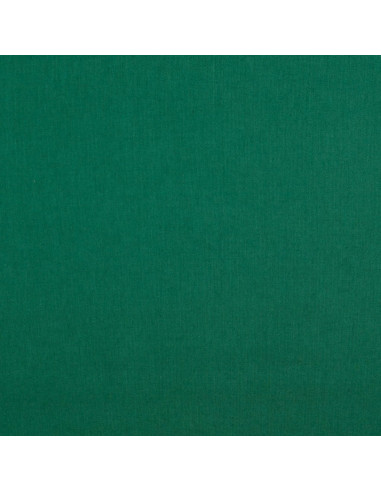 Tejido de algodón cretona liso - Verde oscuro