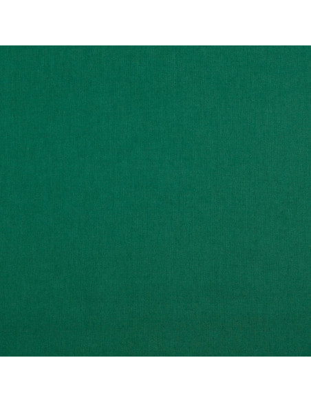 Tejido de algodón cretona liso - Verde oscuro